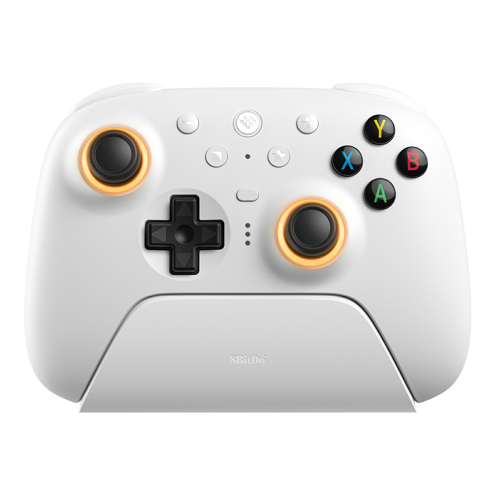 8BitDo 無線電話・有線 ゲーミングコントローラー Ultimate 2 (Windows MacOS Android iOS相応う 白いこと）  ULTIMATE2WIRELESSWH