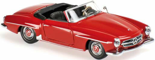 ミニチャンプス 1/18 メルセデス ベンツ 190 SL (W121) 1955 赤いこと【100037032】 ミニカー