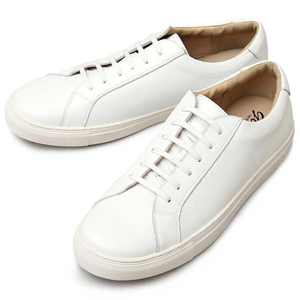 glabella(グラベラ) glabella Split Leather Sneakers（WHITE Lサイズ(27.0-27.5cm)） BF021750-1C-2B