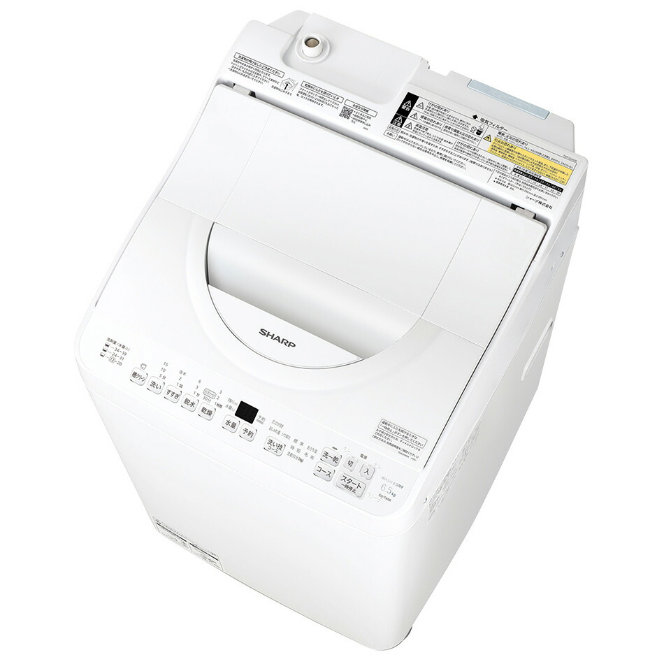 （標準尺度据え付ける料込_Aｴﾘｱのみ）せつ然たる 6.0kg 洗い濯ぎかわき切る機 白いこと系 ES-TX6K-W SHARP [ESTX6KW]
