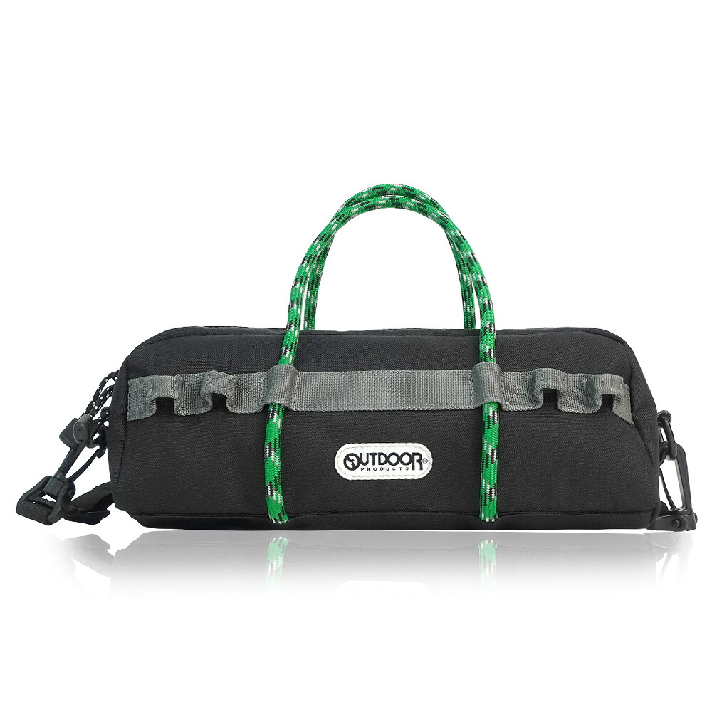 OUTDOOR PRODUCTS ロープハンドル ミドルボストンバッグ（グリーン） 22469122-GRN アウトドアプロダクツ
