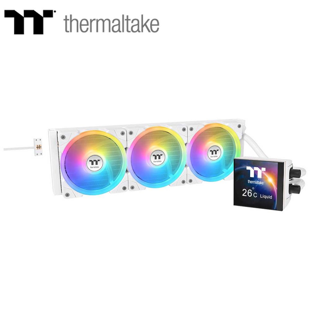 Thermaltake｜サーマルテイク 中央処理装置空調設備 MAGFloe 360 Ultra Snow Edition All-In-One Liquid Cooler System（白いこと）  CL-W433-PL12SW-A