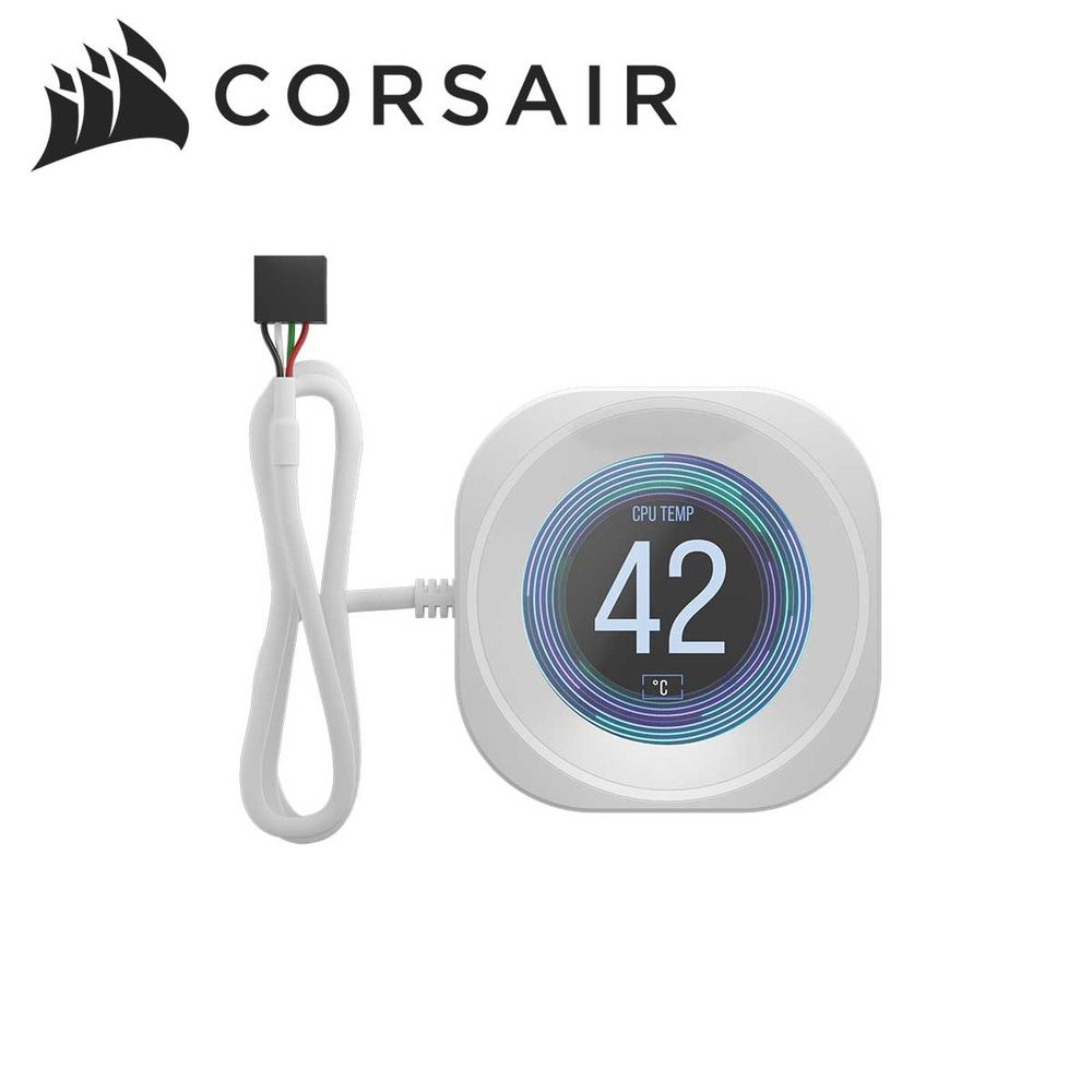 CORSAIR｜コルセア 水冷CPUクーラー用 NAUTILUS AIO LCD Module White（ホワイト） CW-9061030-WW