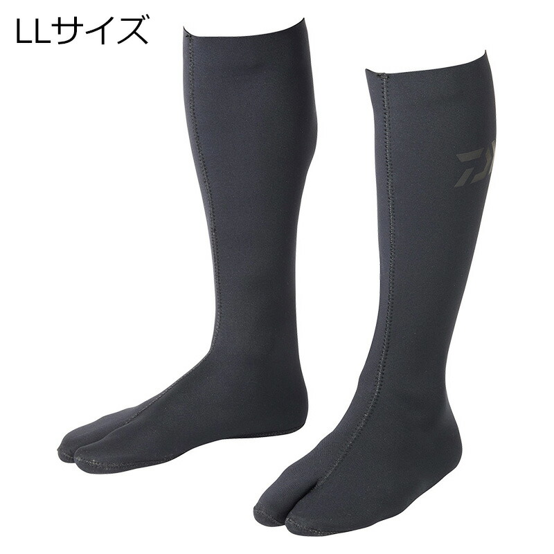 ダイワ ダイワ ウエットネオソックス NS-311V(W) 先割 LLサイズ26.0～27.0cm (ブラック) NS-311V(W)LLサイズ DAIWA