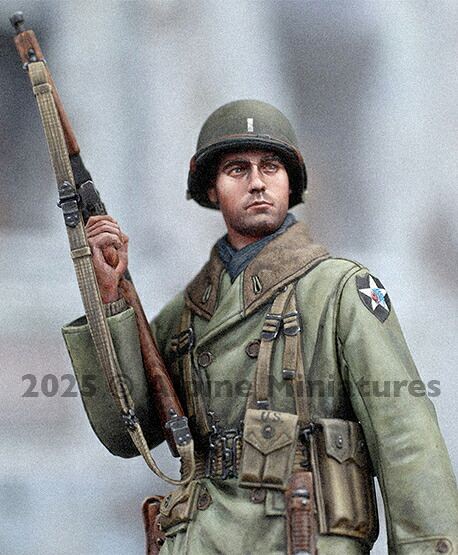 アルパイン 1/16 WWII アメリカ 第2歩兵師団「インディアン・ヘッド師団」【AM16047】 未塗装レジンフィギュア