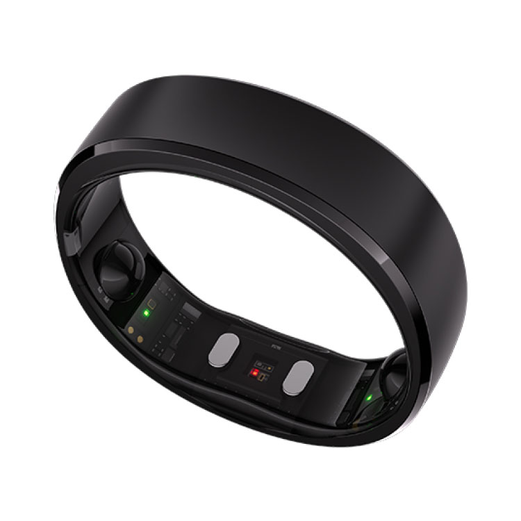 RingConn（リンコン） スマートリング 第2世代 US14号 マットブラック RCA-01-123031417 [RCA01123031417]【返品種別A】
