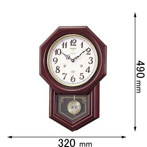 セイコー 電波掛け時計 RQ205B [RQ205B]【返品種別A】