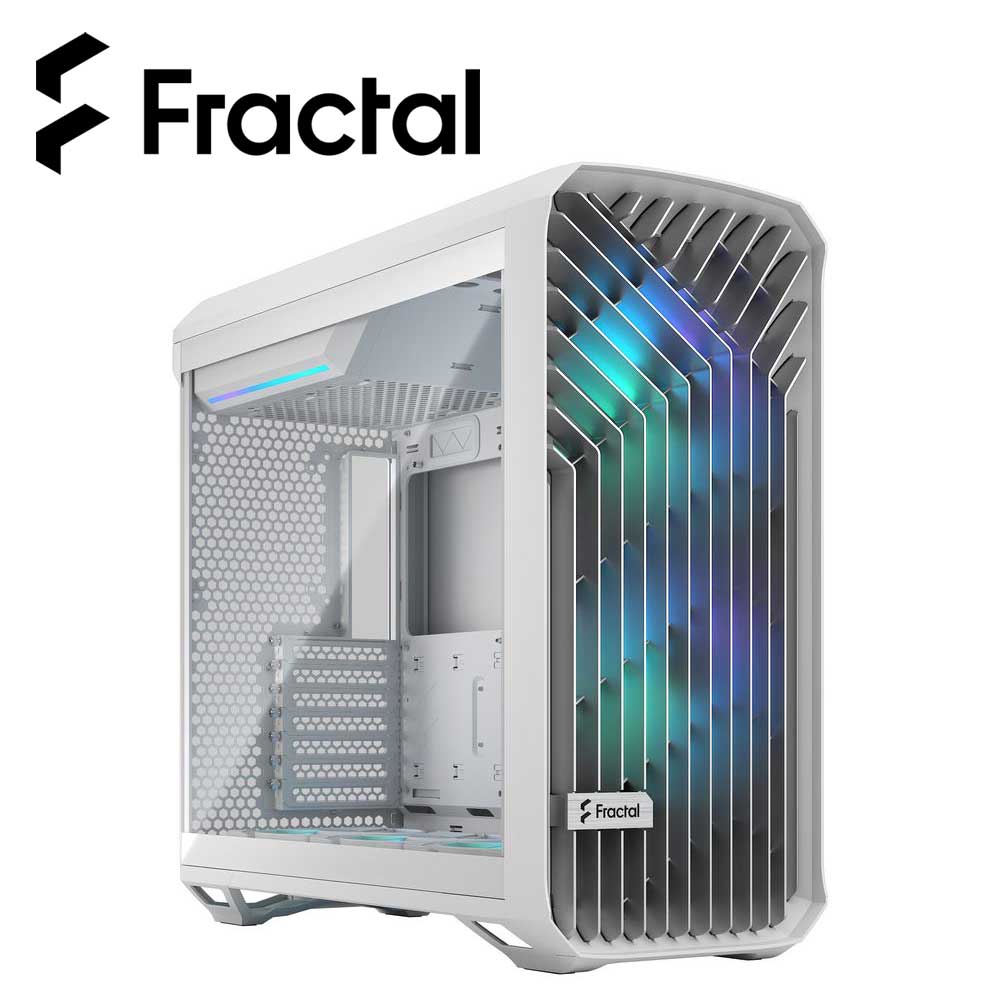 Fractal Design｜フラクタルデザイン フルタワー型マイコン容れもの Torrent White RGB TG Clear Tint（白いこと）  FD-C-TOR1A-07