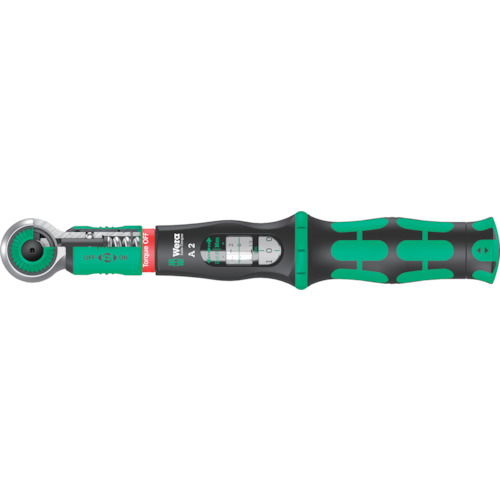 Wera 空転式トルクレンチ(プリセット型) A2セーフトルク 2～12Nm 1/4ビット用 343973