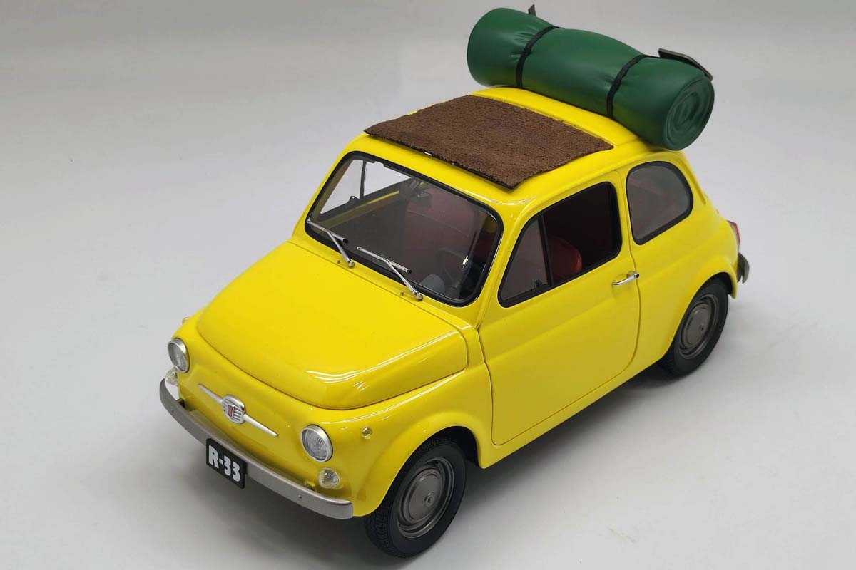 エスワンフォー 1/12 ルパン三世 カリオストロの城 FIAT500【CVS-001】 ミニカー