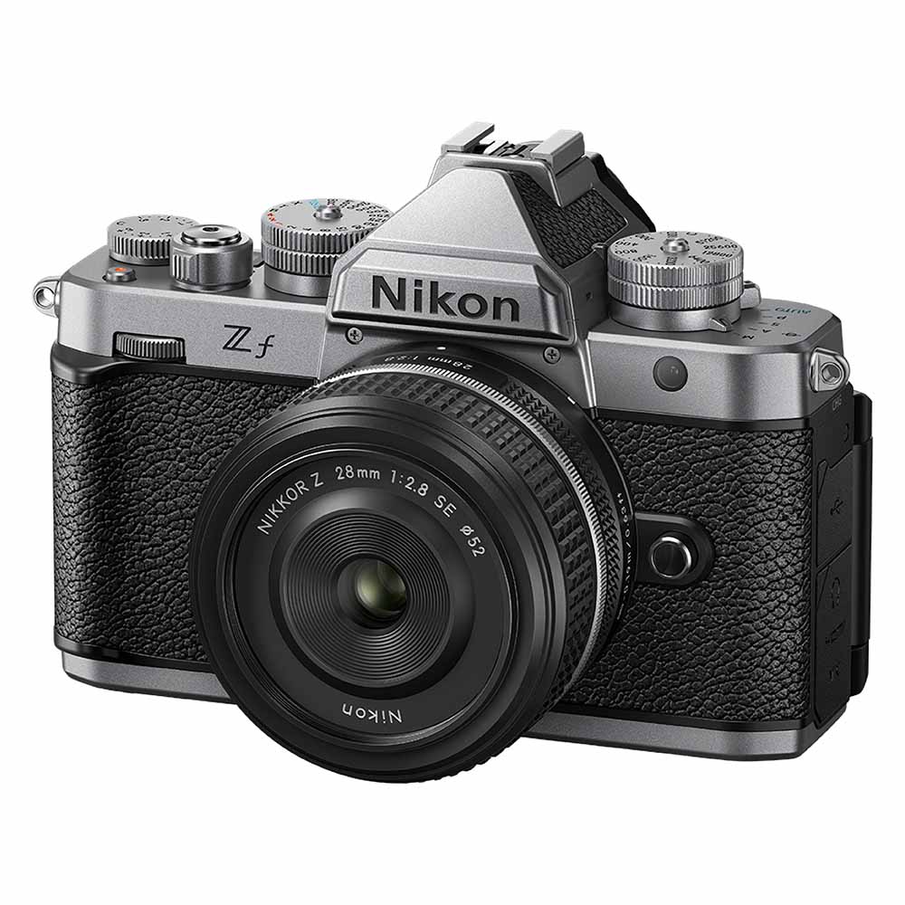 ニコン ミラーレス一眼カメラ「Z f」40mm f/2（SE）レンズキット(シルバー) ZFLK40SESL FXフォーマット　Nikon