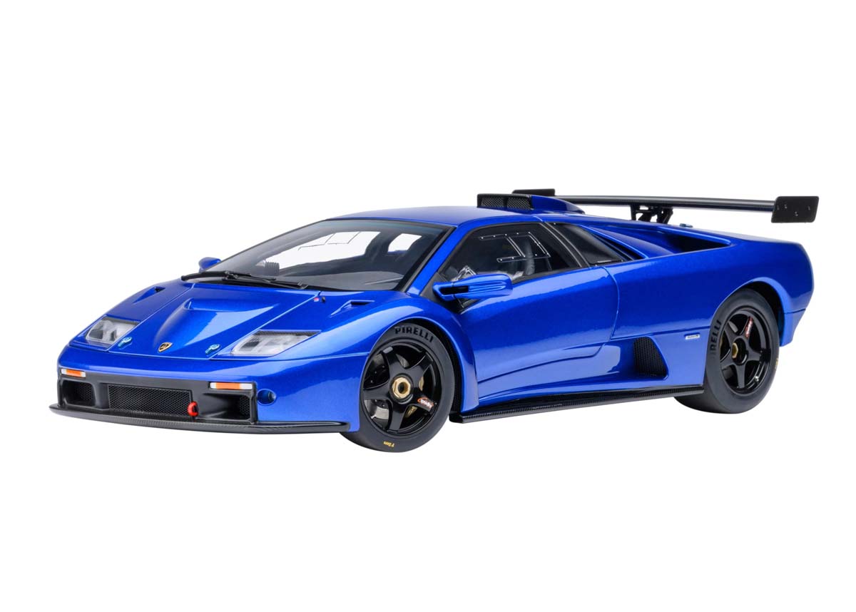 オートアート 1/18 ランボルギーニ ディアブロ GTR（メタリック・ブルー）【79135】 ミニカー