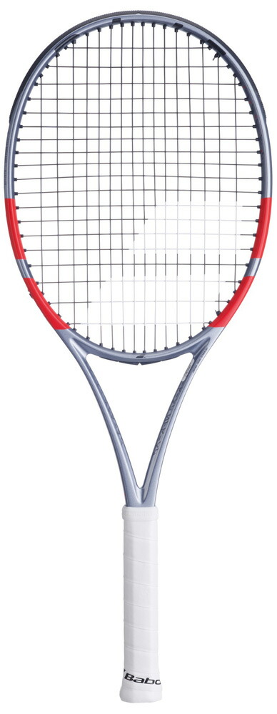 BabolaT(バボラ) 硬式テニスラケット ピュアストライクライト （フレームのみ・メタリックグレー・サイズ：G1） 101581-3018-1