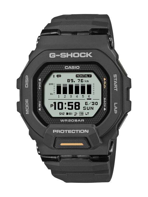 カシオ 【国内正規品】G-SHOCK（ジーショック）　G-SQUAD クオーツ　メンズタイプ GBD-200-1A1JF [GBD2001A1JF]【返品種別A】