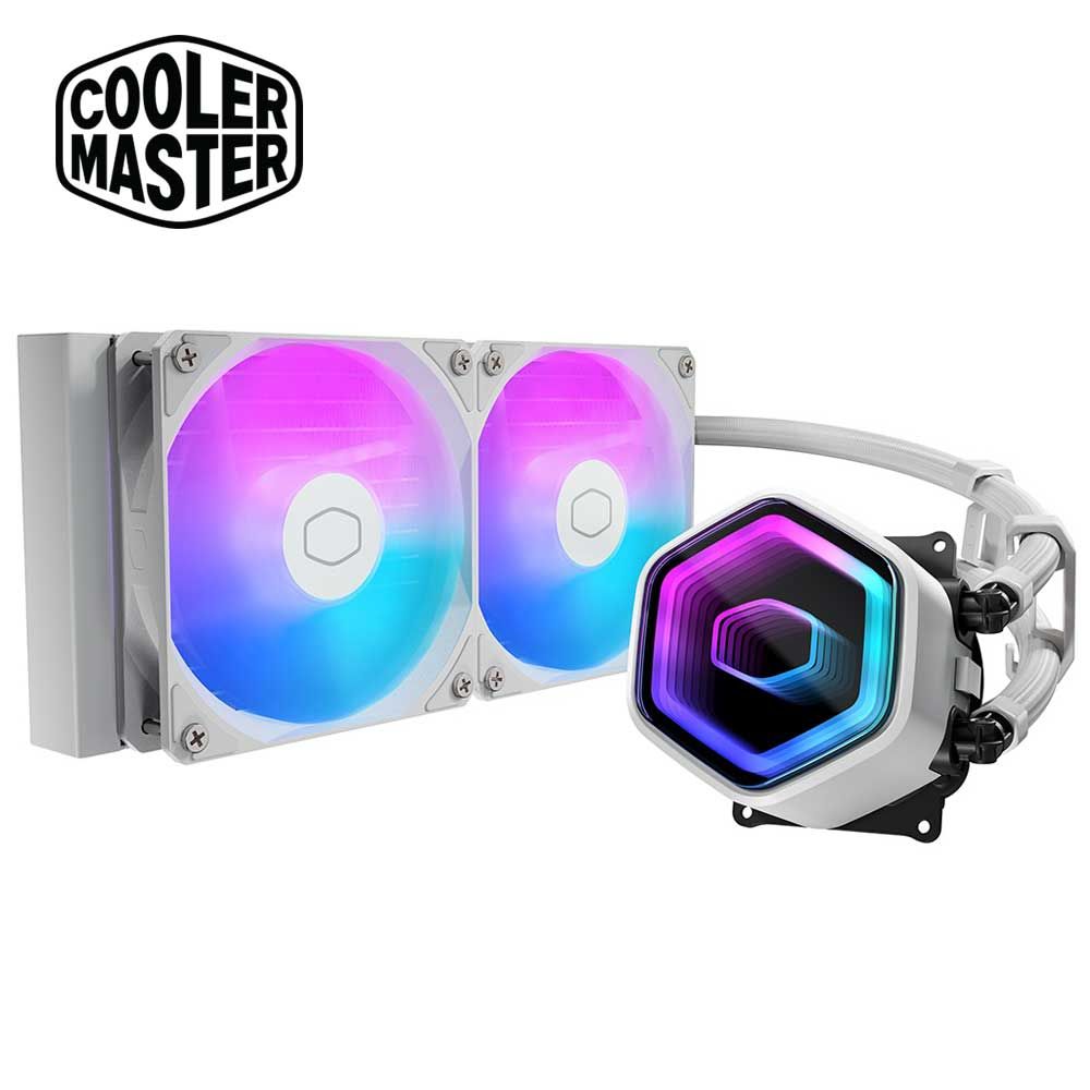Cooler Master｜冷房装置御師匠さん 水冷一体型中央処理装置冷房装置 MasterLiquid Core II 240 White ARGB X6G2（白いこと）  MLW-D24M-A18PA-JW