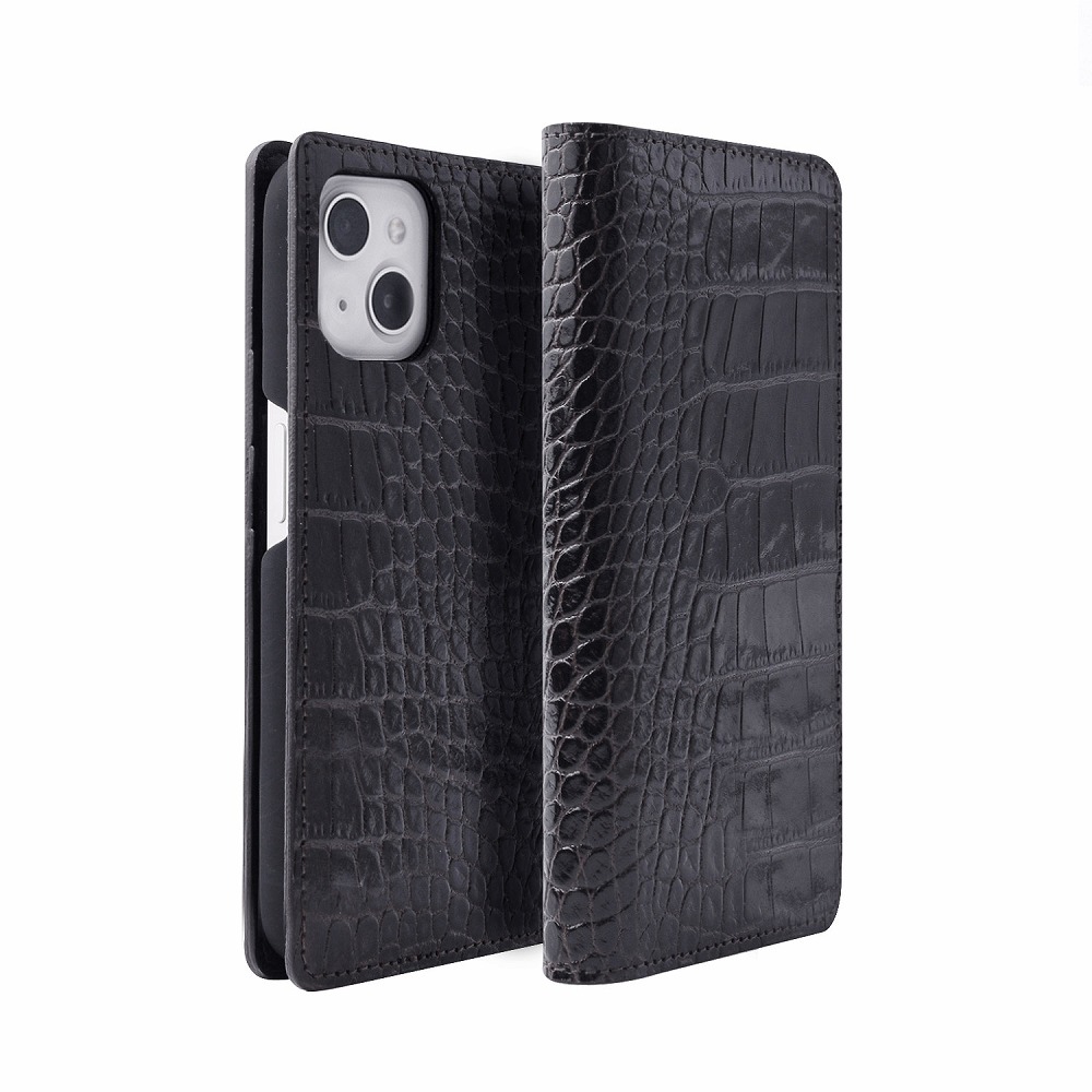 abbi iPhone 14 Plus用 LIPARI イタリアンレザーダイアリーケース（ブラック） ABS24084I14MBK｜Joshin web 家電とPCの大型専門店 12,008円