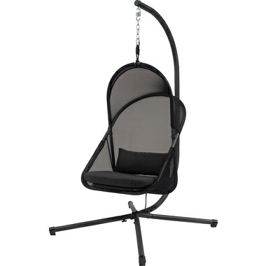 東谷 ハンギングチェア（ブラック）[他商品と同時購入不可]メーカー直送品(北海道、沖縄県、離島などはお届け対象外となります) RKC-540BK [RKC540BKアズマヤ]