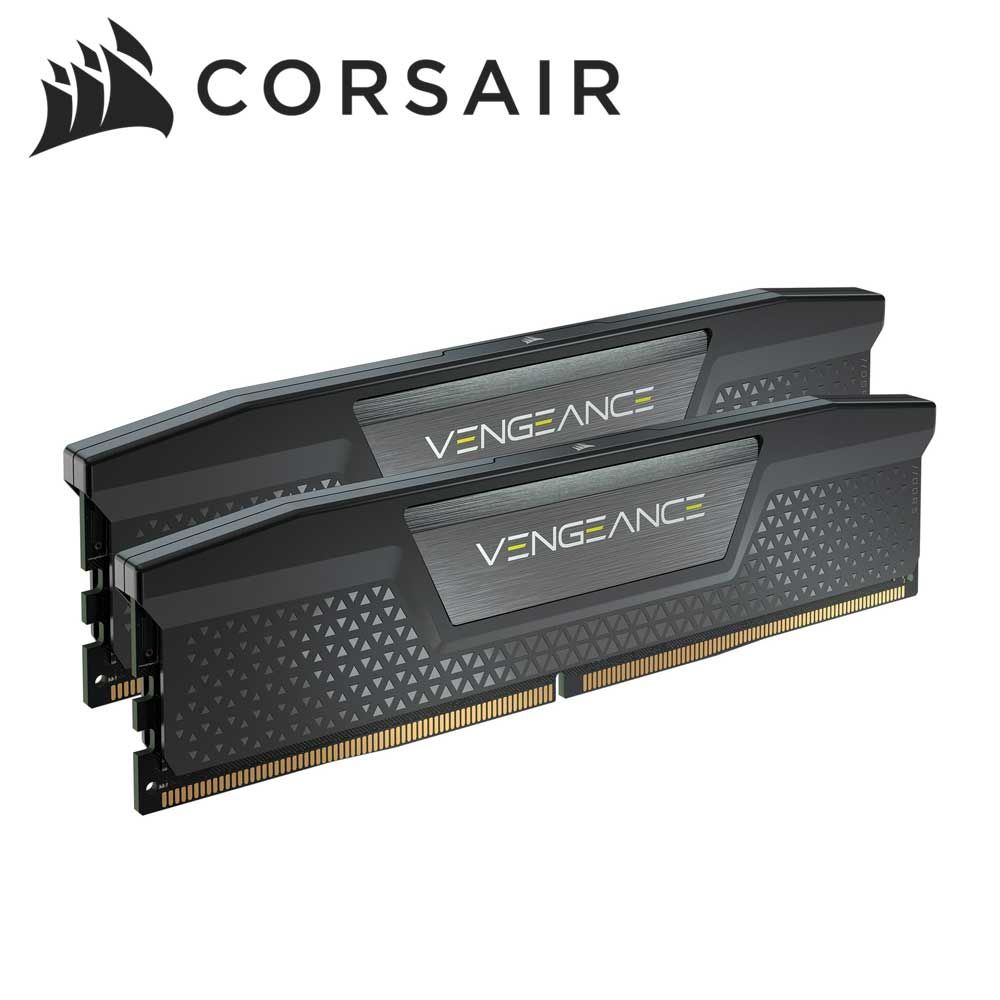 CORSAIR｜コルセア DDR5-6000MHz  (パソコン5-48000) UDIMM 64GB(32GBx2) VENGEANCE DDR5 Intel XMP（黒いこと）  CMK64GX5M2D6000C40