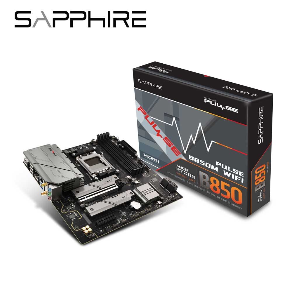 SAPPHIRE｜サファイア SAPPHIRE PULSE B850M WIFI 母ちゃんゲーム盤  52123-04-40G