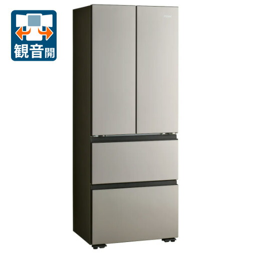 （標準設置料込_Aｴﾘｱのみ）ハイアール 411L 4ドア冷蔵庫（アイボリーグレー） JR-G41A-H Haier C＆#332;RISM [JRG41AH]