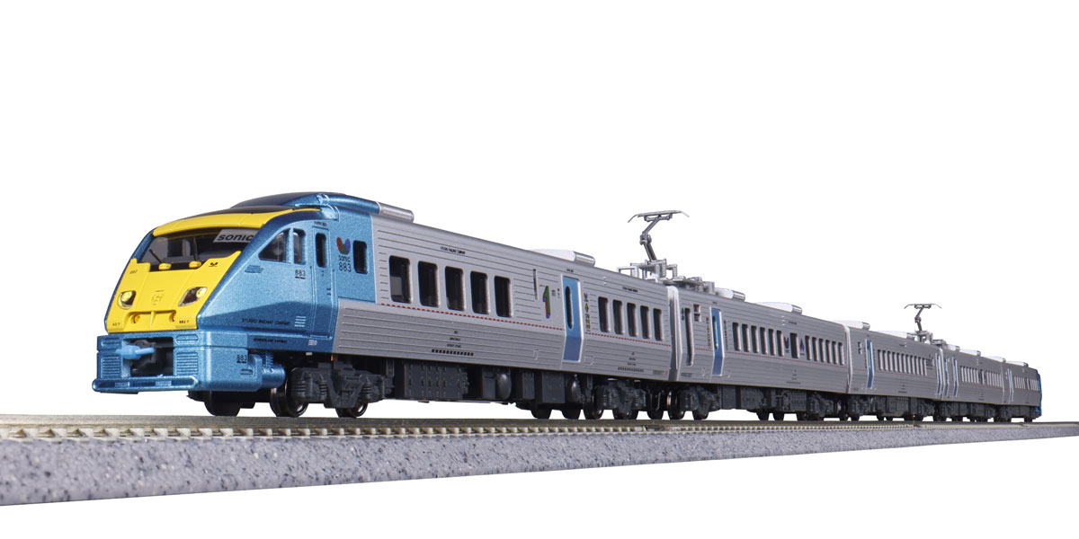 ［鉄道模型］カトー 【再生産】(Nゲージ) 10-485 883系「ソニック」(イエロー) 5両セット