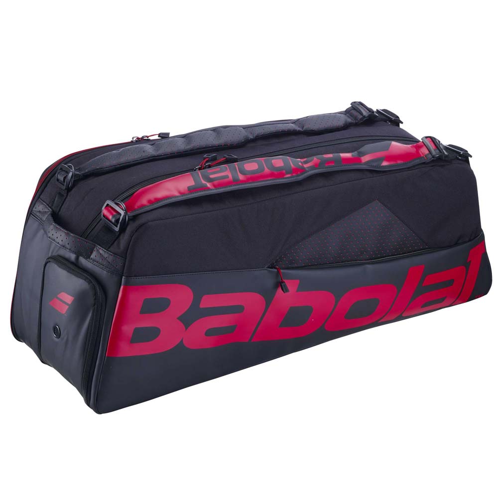 BabolaT(バボラ) バドミントン用 ラケットバッグ 48L（ブラック/レッド・10本収納） 757020-100 Cross Pro