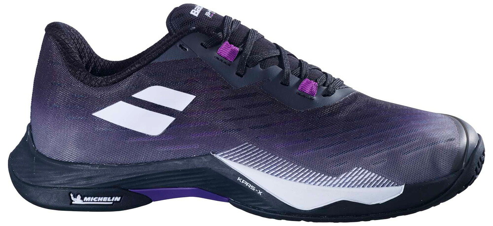 BabolaT(バボラ) レディース バドミントンシューズ シャドウ ツアー 5（ブラック/パープル・サイズ：22.5cm） 3A1F25B472-2049-22.5