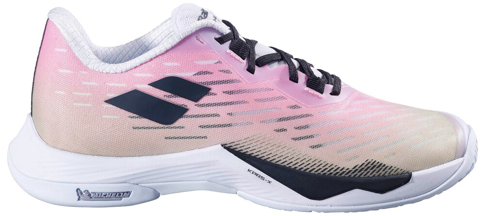 BabolaT(バボラ) レディース バドミントンシューズ シャドウ ツアー 5（ピンク/グリーン・サイズ：23.5cm） 3A1F25B472-5073-23.5
