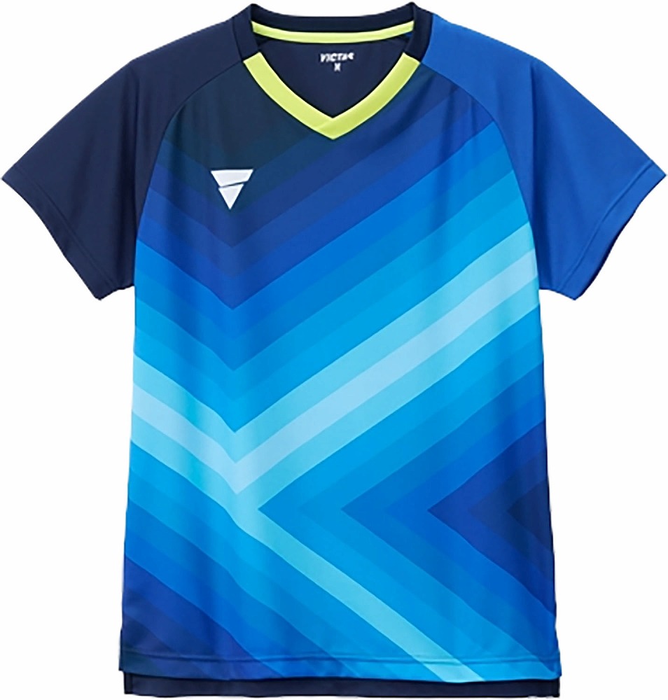 ヴィクタス ユニセックス 卓球 ゲームシャツ V-GS550（ブルー・サイズ：3XL） TSP-512505-5000-3XL