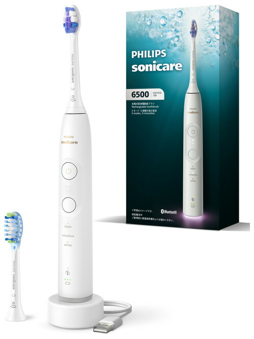 フィリップス 電動歯刷子（白いこと） HX7410/09 Philips Sonicare ソニッケアー6500続きもの [HX741009]