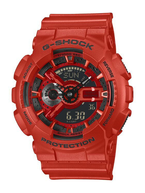 カシオ 【国内正規品】G-SHOCK（ジーショック） クオーツ　メンズタイプ GA-110RRB-4AJF [GA110RRB4AJF]【返品種別A】｜Joshin web 家電とPCの大型専門店