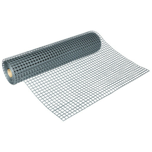 トラスコ中山 多目的樹脂ネット シルバー1m×10m 目合25mm×25mm[他商品と同時購入不可]メーカー直送品(沖縄県・離島お届け対象外) T-H06PB TRUSCO