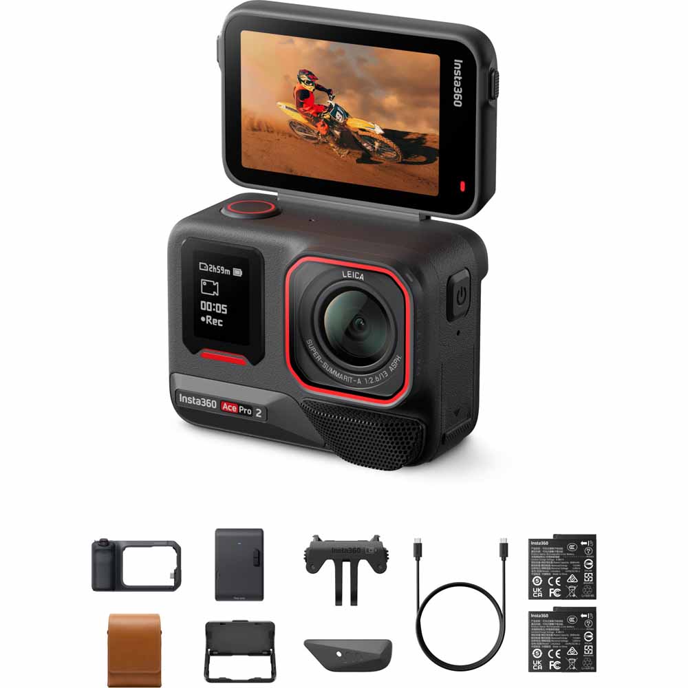 Insta360 アクションカメラ「Insta360 Ace Pro 2」（ポケットプリンターキット） CINSBBGA-ACEPRO2141