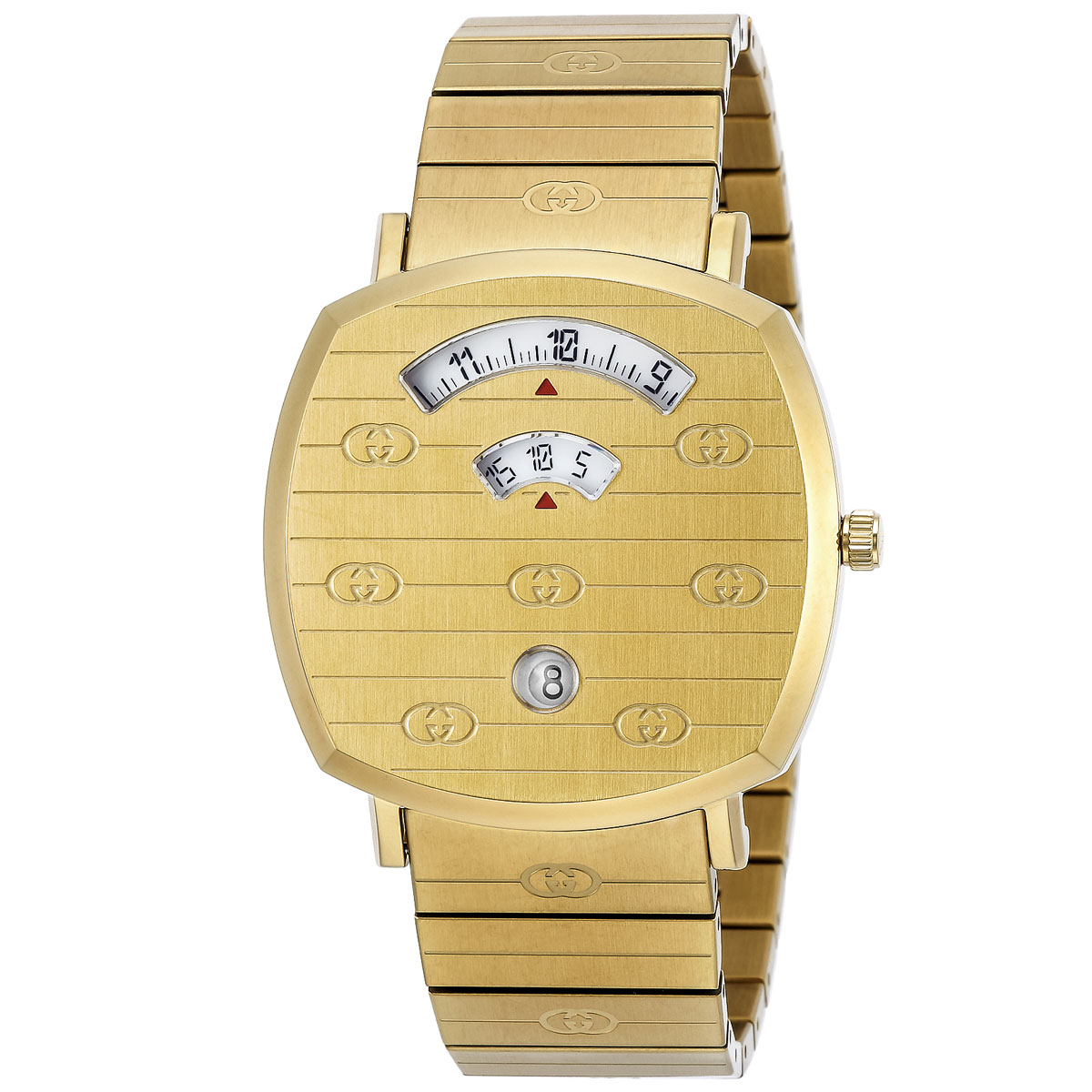 グッチ GUCCI 石英  ユニ一発やる印字機 YA157409【返品カテゴリー化B】