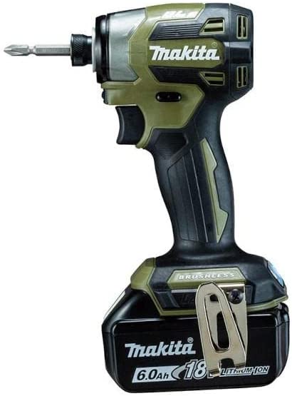マキタ 18V 充電式インパクトドライバ オリーブ (バッテリBL1860B×2本･充電器DC18RF･ケース付き) TD173DRGXO makita