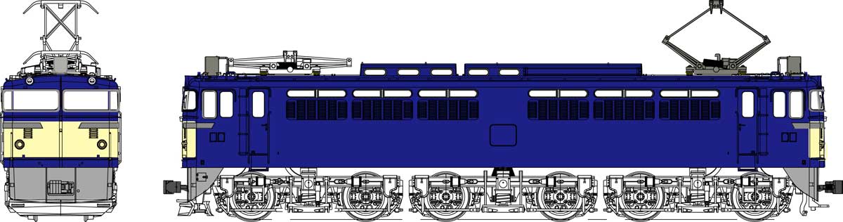 ［鉄道模型］トラムウェイ (HO) TW-EF65-F011B 国鉄EF65-0番台3－5次型