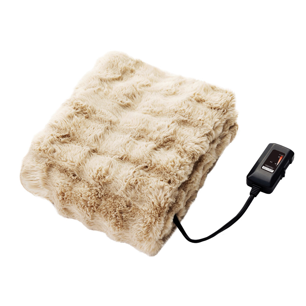 クワッズ 電気毛布（掛敷タイプ・140×80cm ブラウン） QS433BR QUADS　toron(トロン) [QS433BR]画像