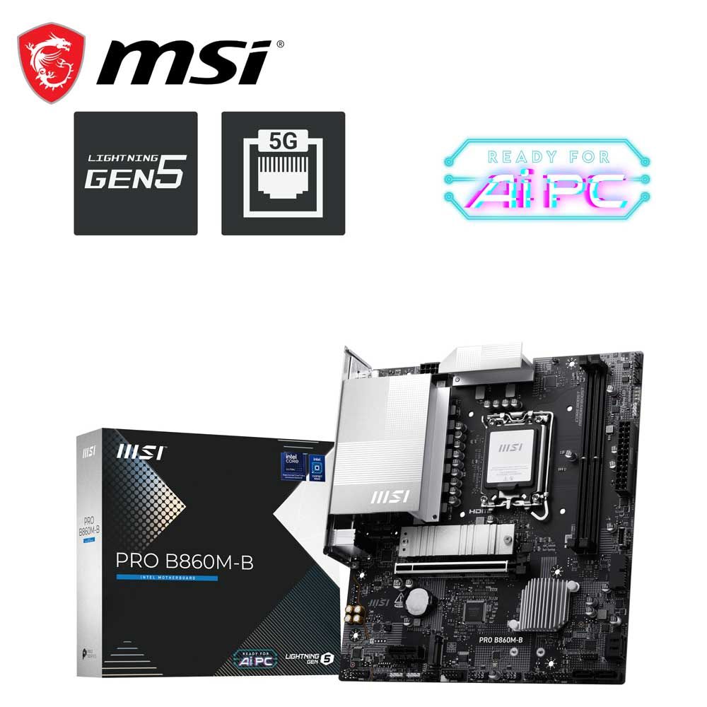 MSI｜エムエスアイ MSI PRO B860M-B マザーボード（ホワイト） PROB860M-B