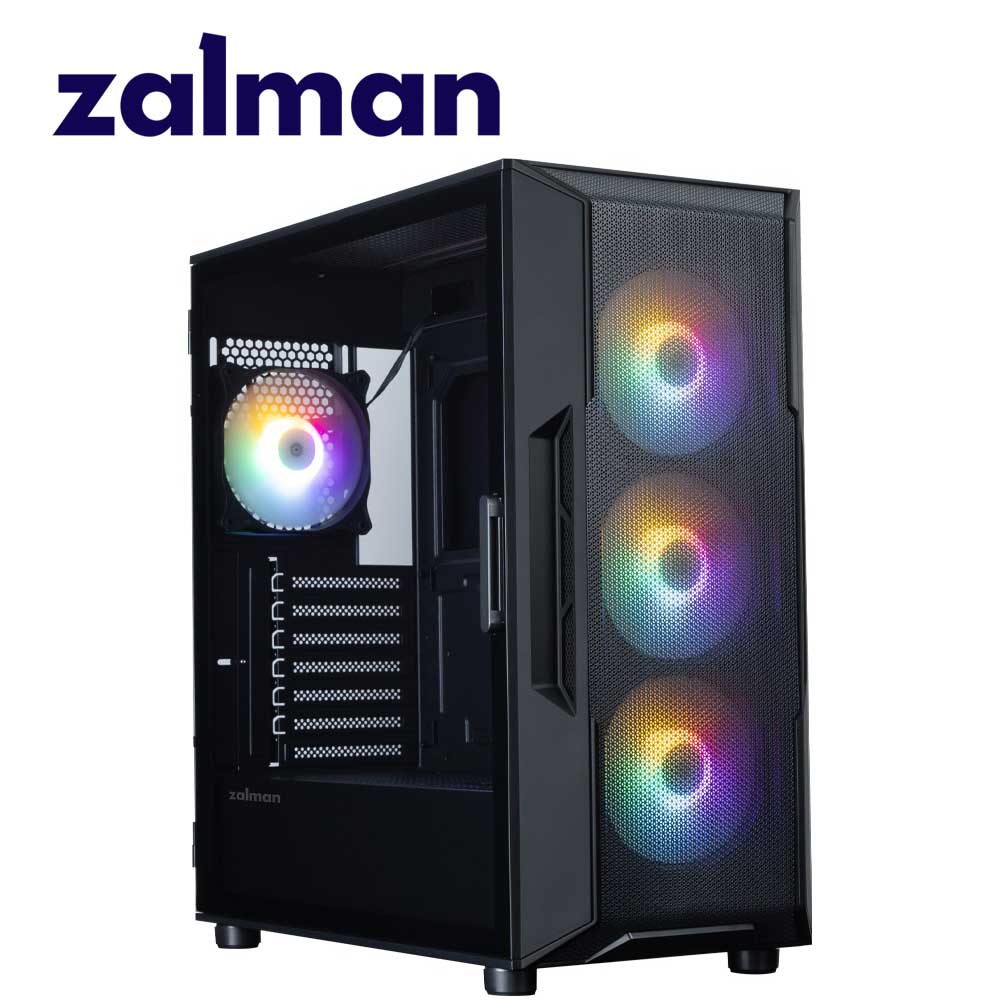 ZALMAN|ザルマン ATX、Micro-ATX、Mini-ITX対応 ミドルタワー PCケース i3 NEO V2 Black(ブラック) I3NEOV2BLACK