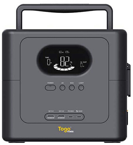 Togopower 携帯型ワット数 560Wh AC差し込み2口 USB-C最終生産物積み上げる INFINITY600 INFINITYつづき物 [INFINITY600]
