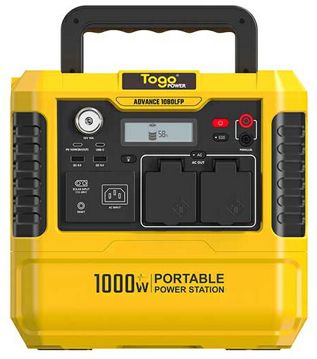 Togopower 携帯型ワット数 1152Wh AC差し込み2口 USB-C最終生産物積み上げる AD1080LFP ADVANCEPLUS続きもの [AD1080LFP]