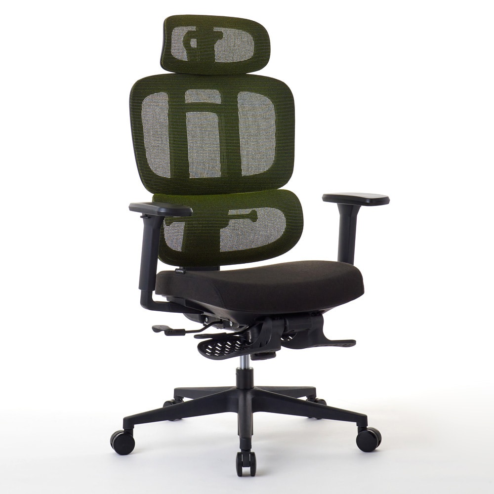 ROOMWORKS(ルームワークス) オフィスチェア M6シリーズ 多機能ファブリックメッシュワークチェア（グレー） RM6-GR [RM6GR]