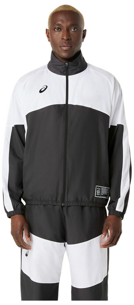 アシックス ユニ一発やる 上衣（公演黒いこと×ブリリアントホワイト・サイズ：XL） 2063A436-001-XL asics