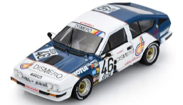 スパーク 1/43 Alfa Romeo GTV6 No.46 Spa 24H 1985【SB554】 ミニカー