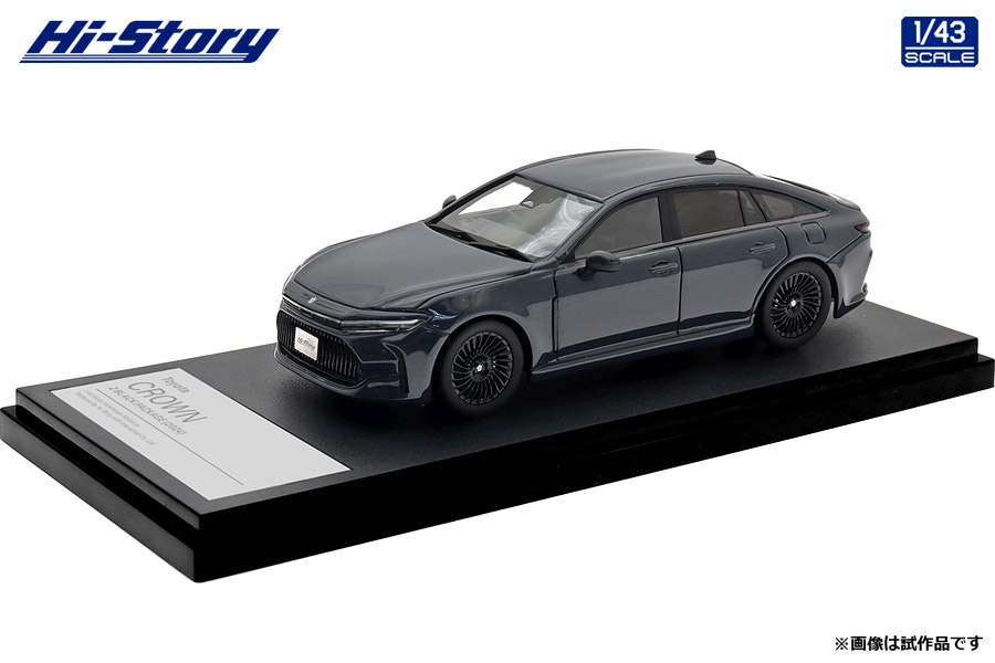 ハイストーリー 1/43 Toyota CROWN Z BLACK PACKAGE (2024) マッシブグレー【HS525GY】 ミニカー