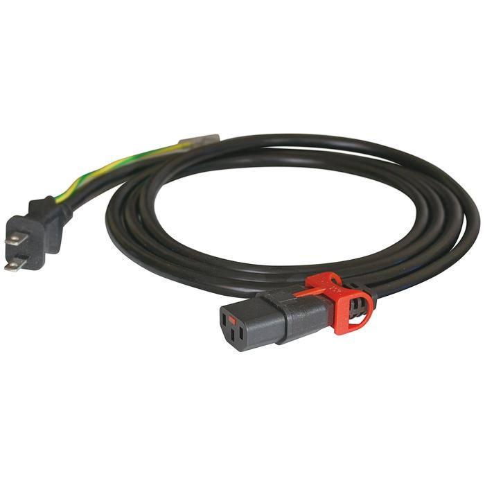 エイム 抜け防止ロック付き電源ケーブル（2.0m） A15G2PC1302 AIM GAMING