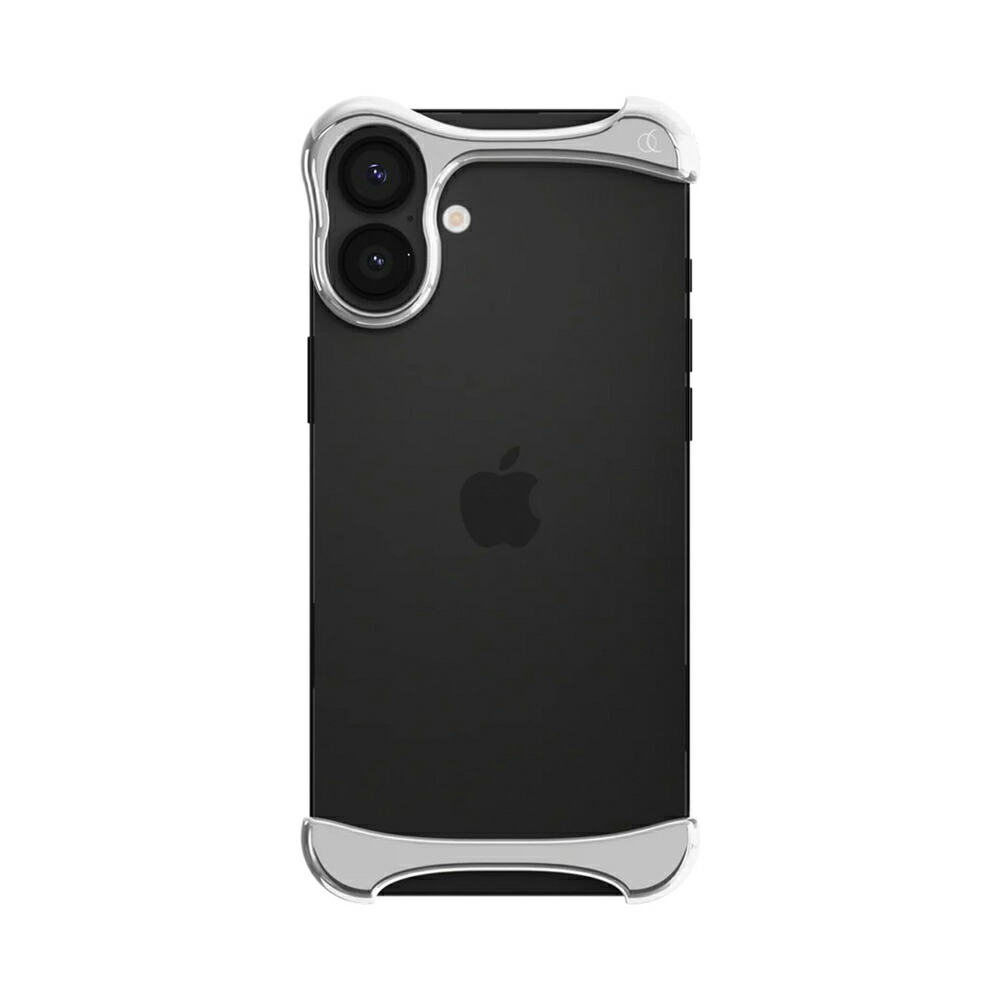 Arc iPhone 16用 Arc Pulse バンパー ケース （アルミ・ミラーシルバー） AC27923I16