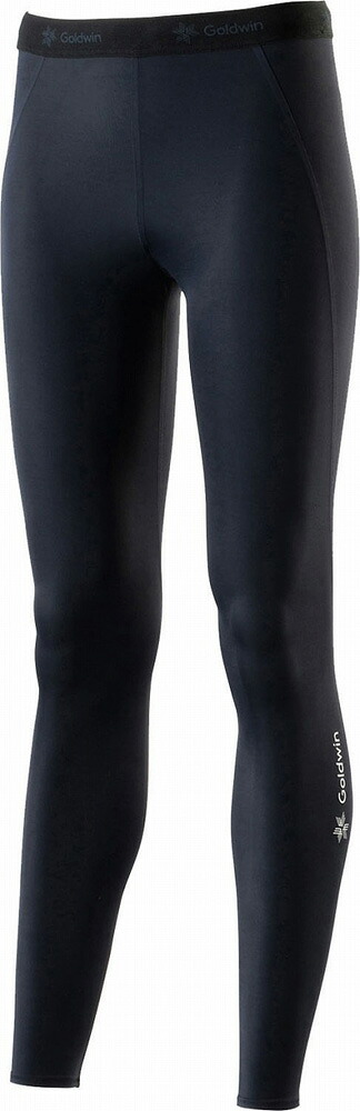 C3fit(シースリーフィット) レディース コンプレッションロングタイツ（ブラック・サイズ：2） GW-GCW04351-BK-2 Goldwin