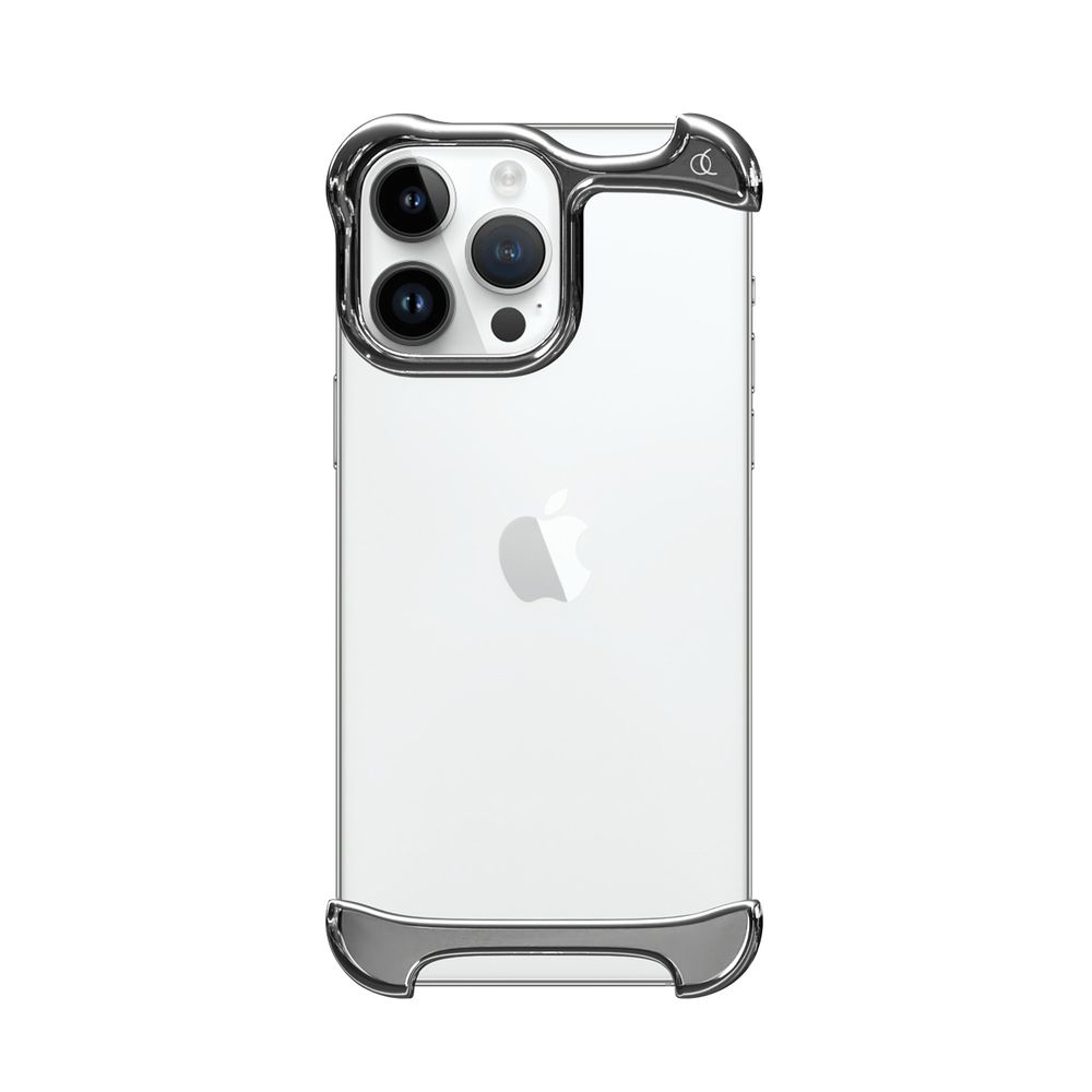 Arc iPhone 14 Pro用 Arc Pulse バンパーケース（アルミ・ミラーシルバー） AC25054I14PR