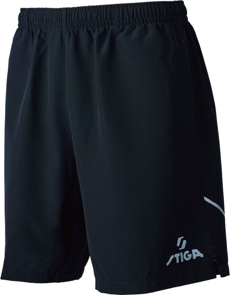 STIGA（スティガ） 卓球 ユニセックス ゲームパンツ STIGAショーツ プロ JTTA公認（ブラック・サイズ：2XL） STJ-1809010108